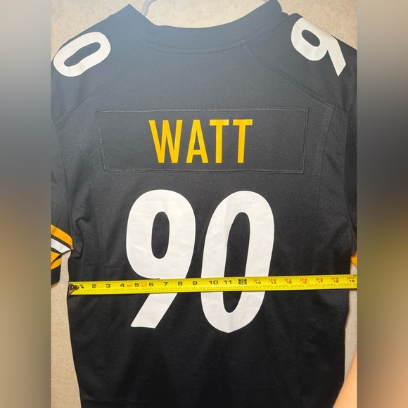 Pittsburgh Steelers T.J. Watt Nike Black On Field Game Jersey, Men's Size M - Picture 11 of 13